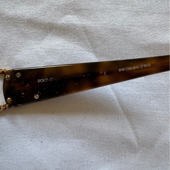 Dolce & Gabbana Turtle Shell Glasses (selling for frames) - Picture 5 of 5